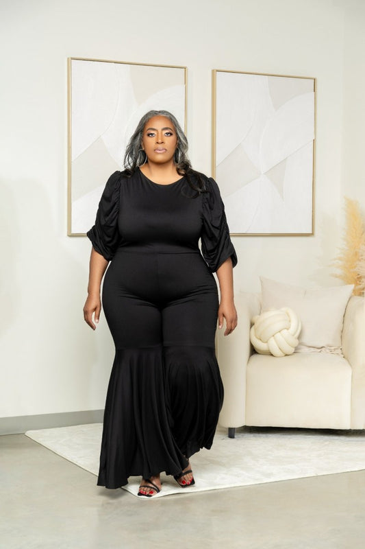 A Lil Flare Black Jumpsuit