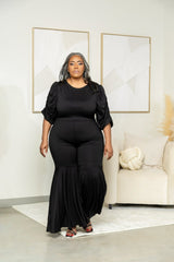 A Lil Flare Black Jumpsuit