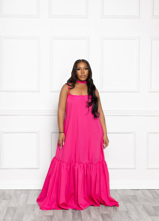 Fuchsia Maxi Dress