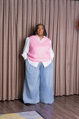 Far From Basic Wide Leg Denim Jean