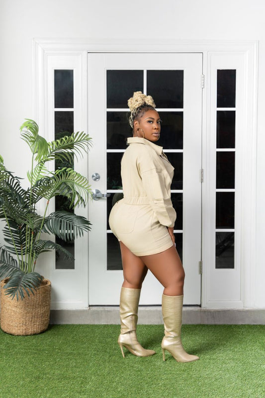 Having a Khaki Moment Romper