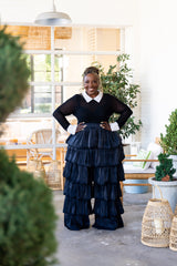 Let Me Ruffle You Dress Pants in Black