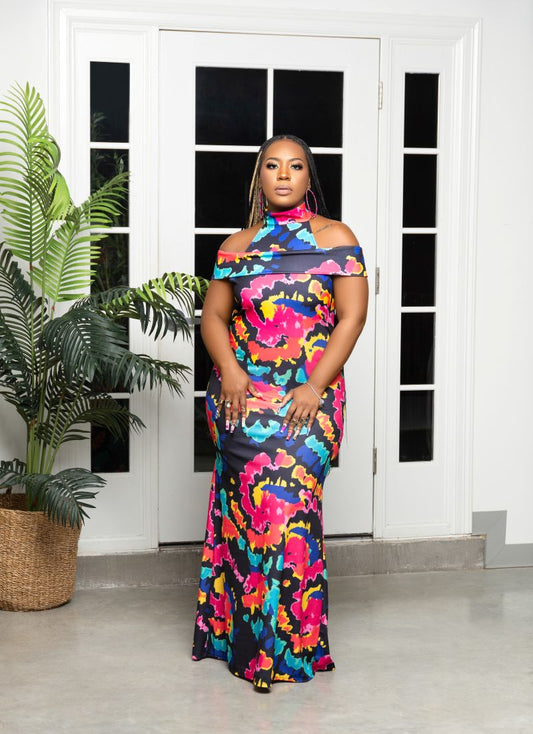 Tropical Essence Maxi Dress