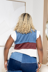 Just Stars Front Fringe Vest