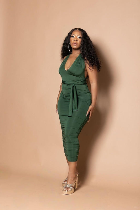 Zuri Dress in Green