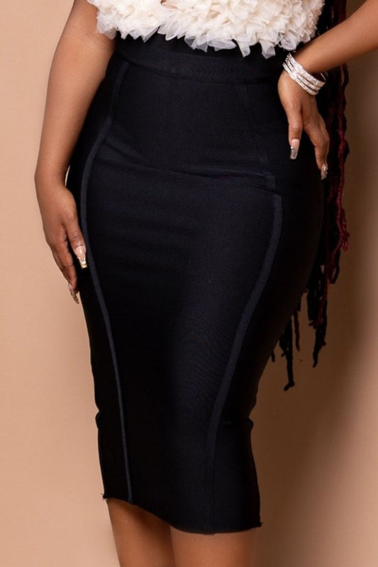 Your Desire Black Bandage Skirt