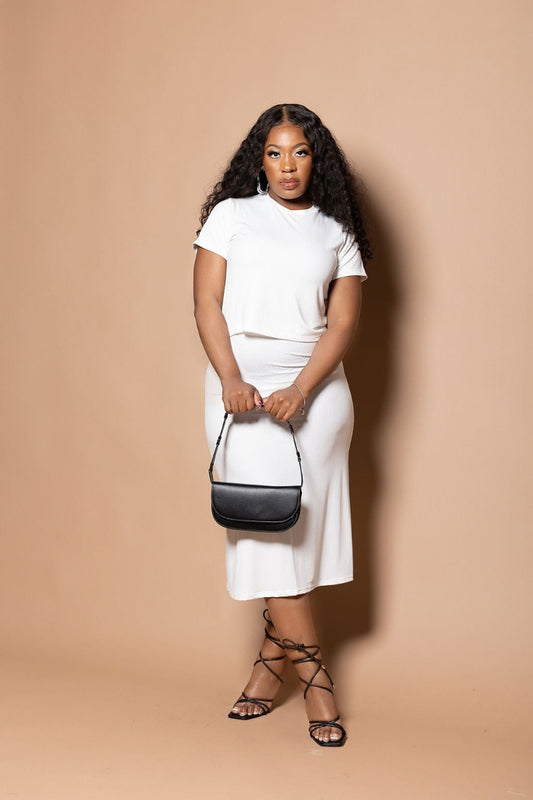 Amina Set in White