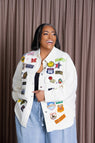 Everywhere I Am Patchwork Oversized Jacket