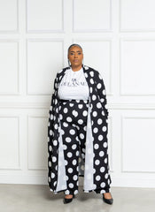 Black and White Polka Dot Set