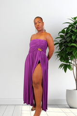 Its A Moment Purple 2 Piece Skirt Set
