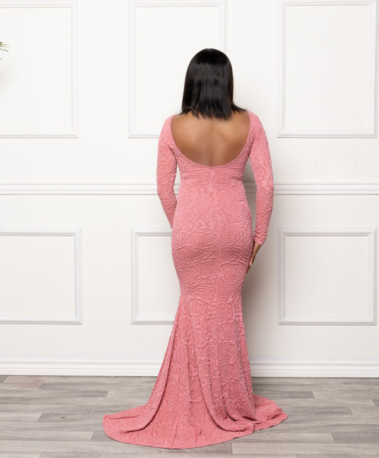 Serenity Mauve Evening Dress