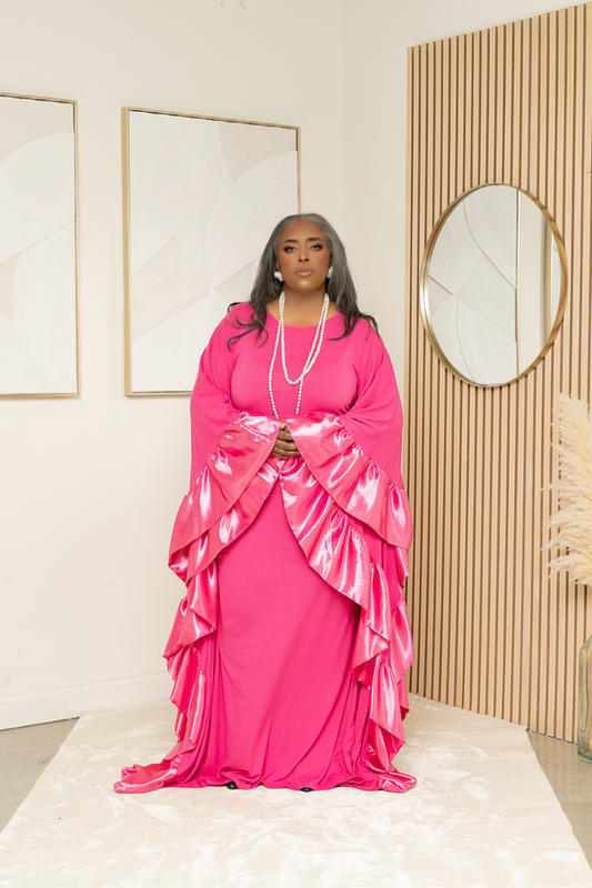 Grace in Pink Kaftan