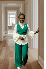 Green 2 Piece Pant Set