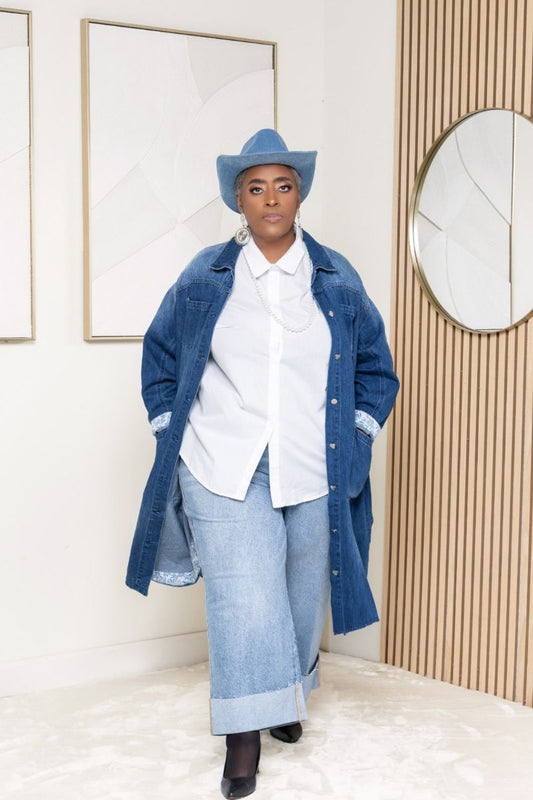 Button Down Denim Jacket